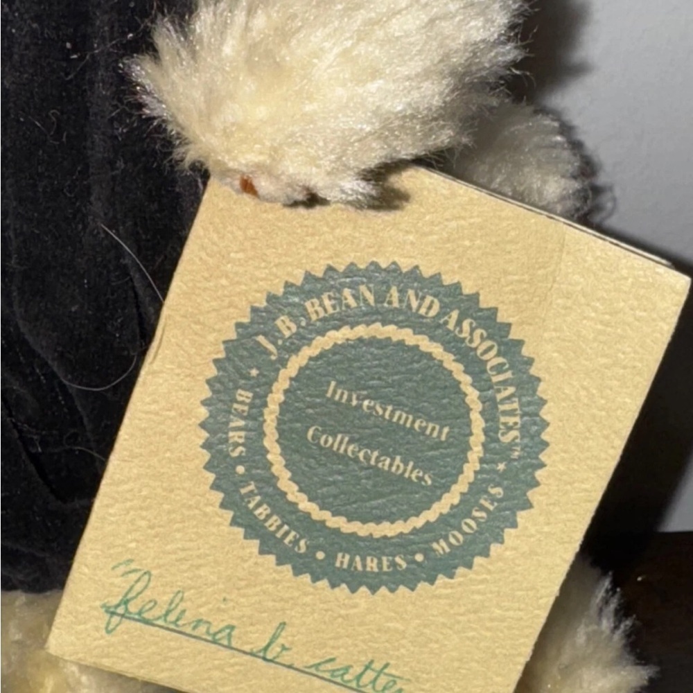 BOYDS BEARS Felina B Catterwall 8" Kitten Cat J.B Bean Series VTG Tabby RETIRED - Picture 6 of 9